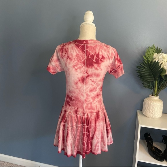 We the Free Pink Tie Dye Babydoll Mini Dress - Picture 7 of 8